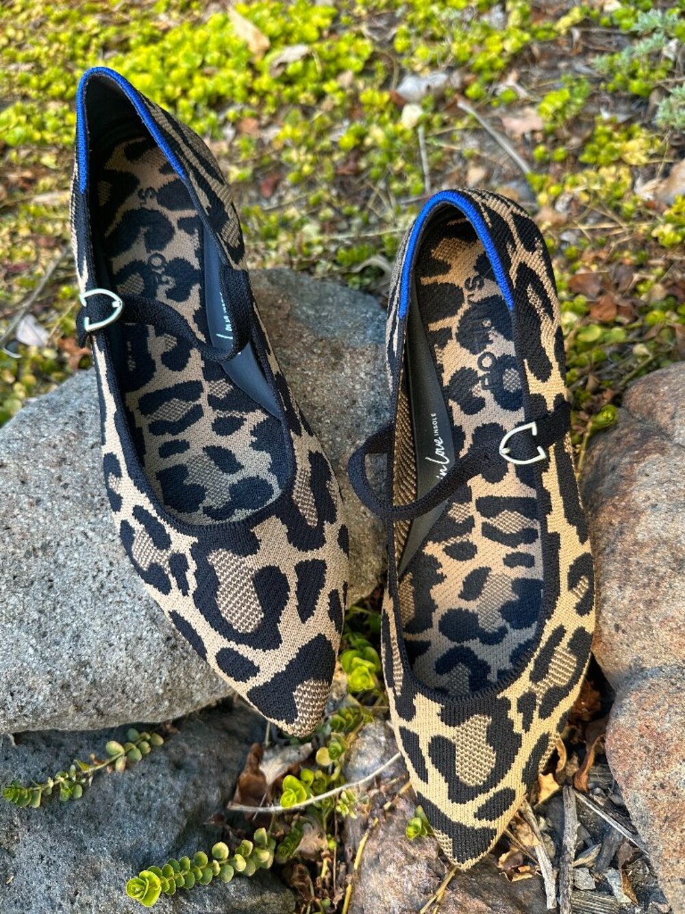 🐆HP🐆 Rothy’s Leopard Pointed Toe Flats Size 9 Slip On
